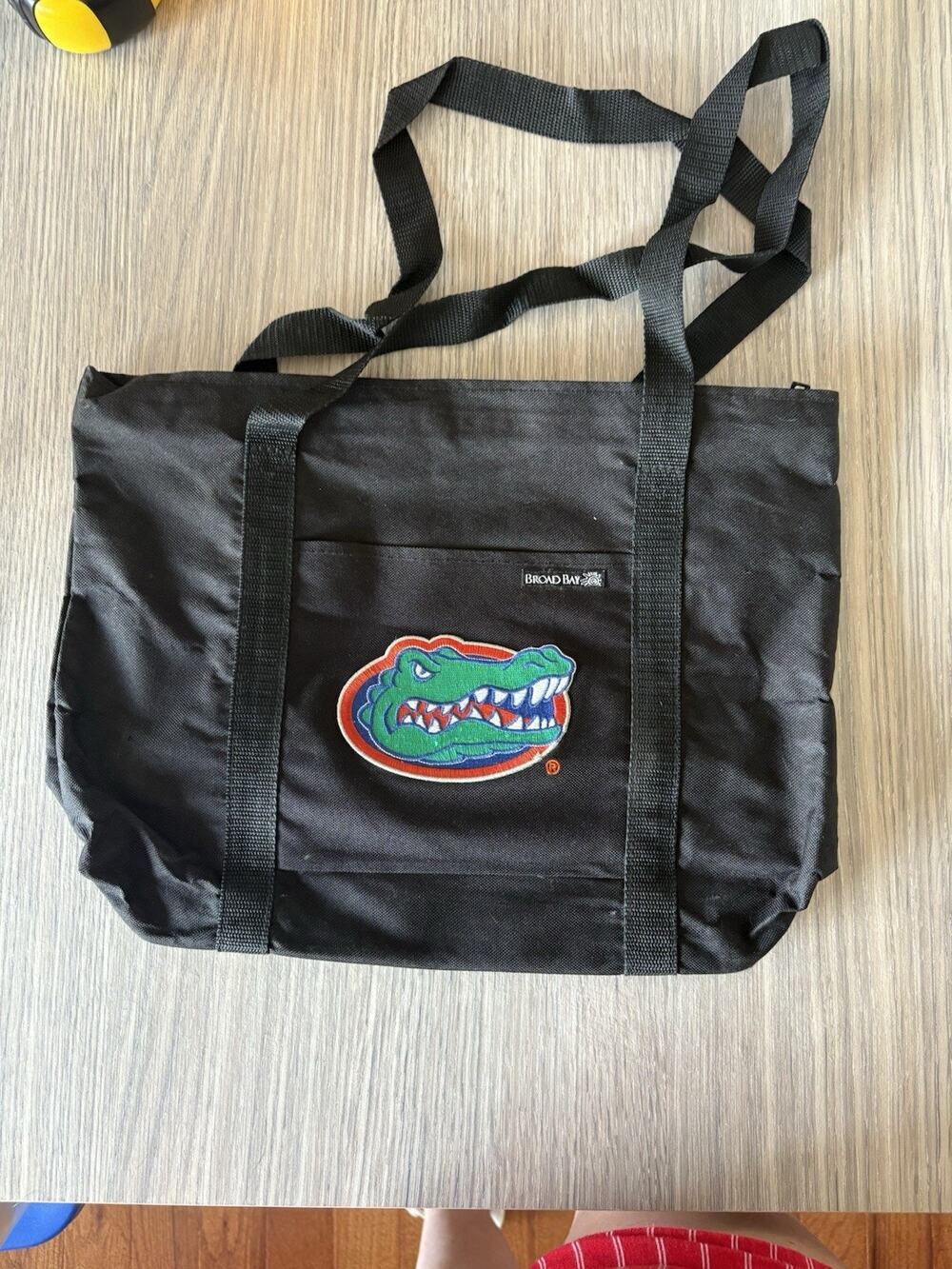 Florida Gators Broad Bay Black Tote Bag Shoulder Shopper NCAA UF Football Logo